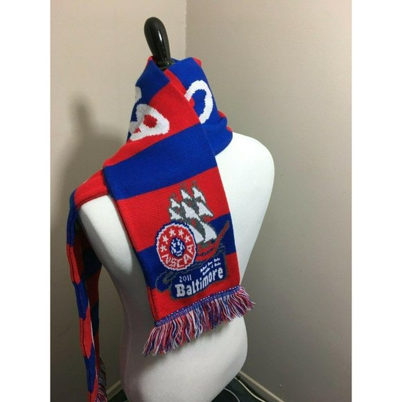 Baltimore Futbol Soccer Club Scarf 2011 NSCAA Red - Picture 4 of 6